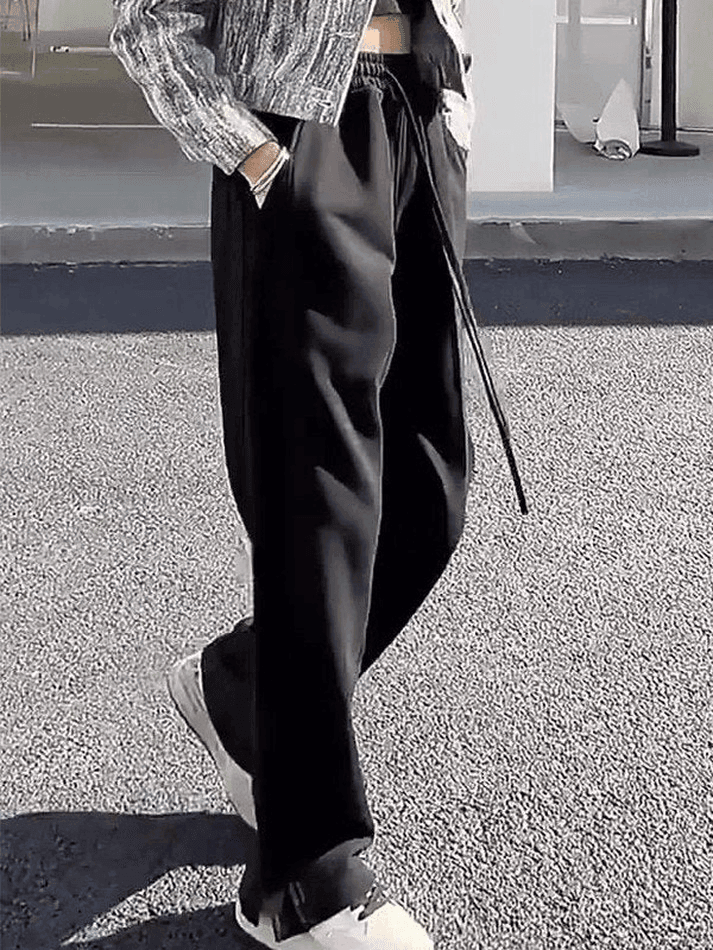 Sweatpants sales with slits