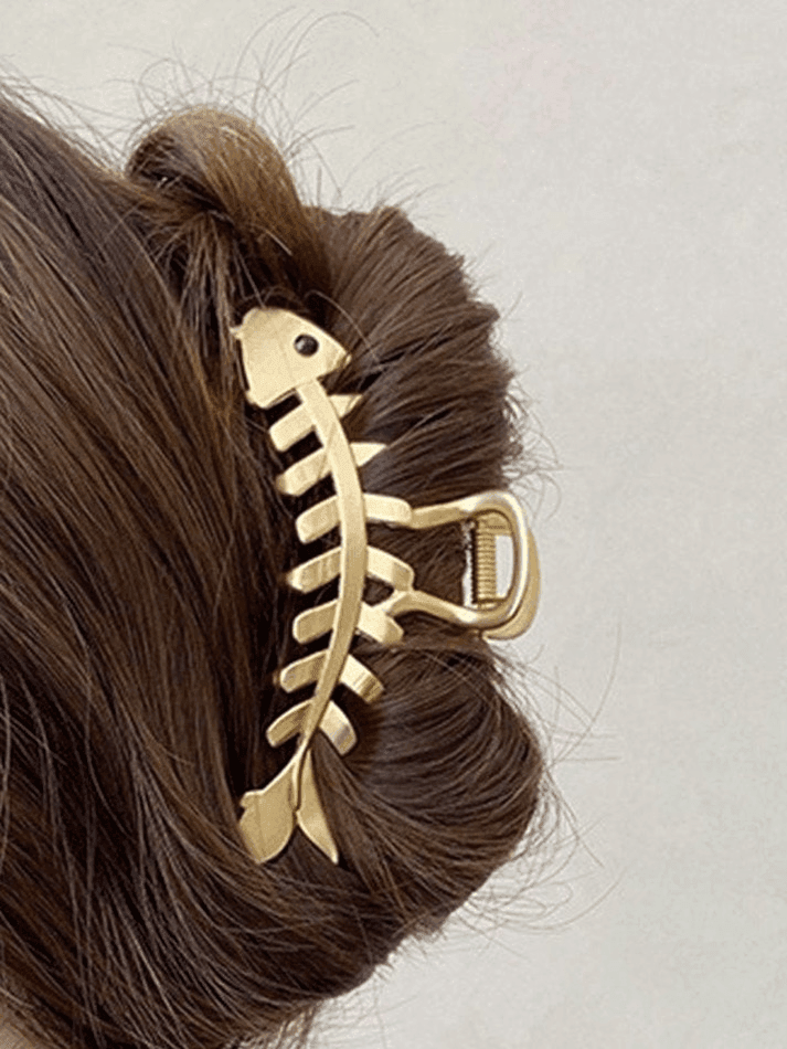 Fish Bone Large Hair Claw – AnotherChill display picture 3