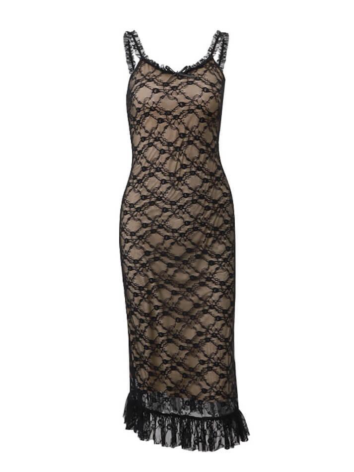 Lace Cami Midi Dress AnotherChill Lace Cami Midi Dress AnotherChill