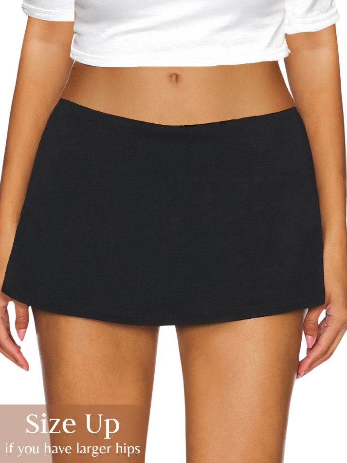 Low Waist Micro Mini Skirts Skorts