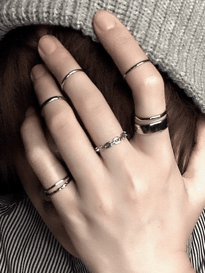 7pcs Simple Joint Finger Ring - AnotherChill