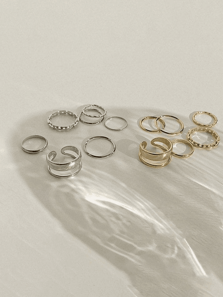 7pcs Simple Joint Finger Ring - AnotherChill