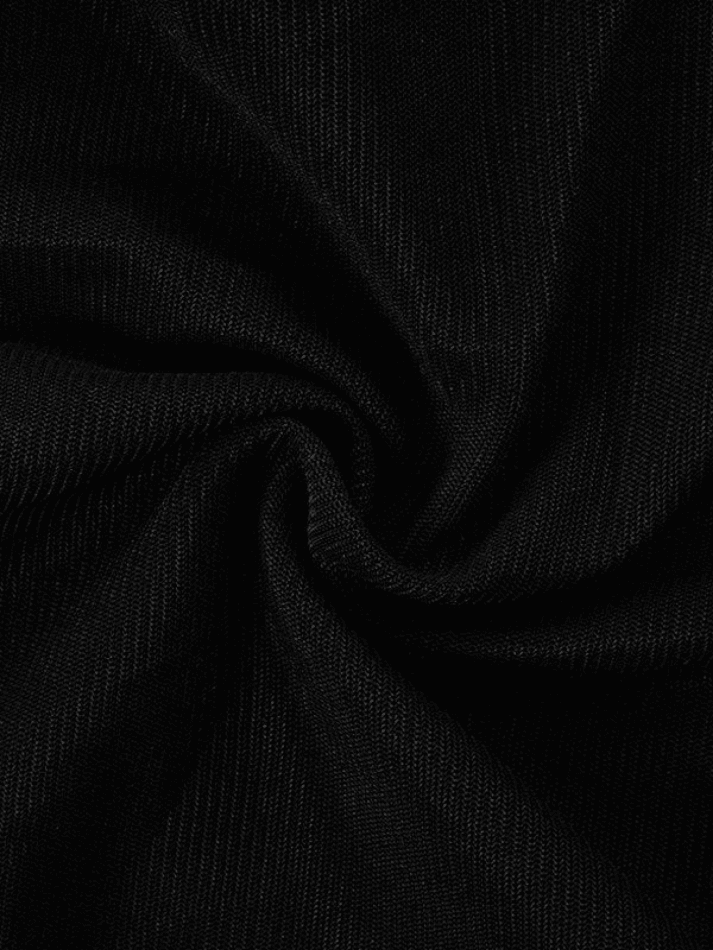 2023 Asymmetric Mesh Long Sleeve Crop Top Black S in Tops&Tees Online ...