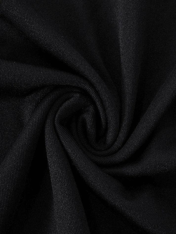 2024 Backless Heart Decor Mini Dress Black S in Dresses Online Store ...