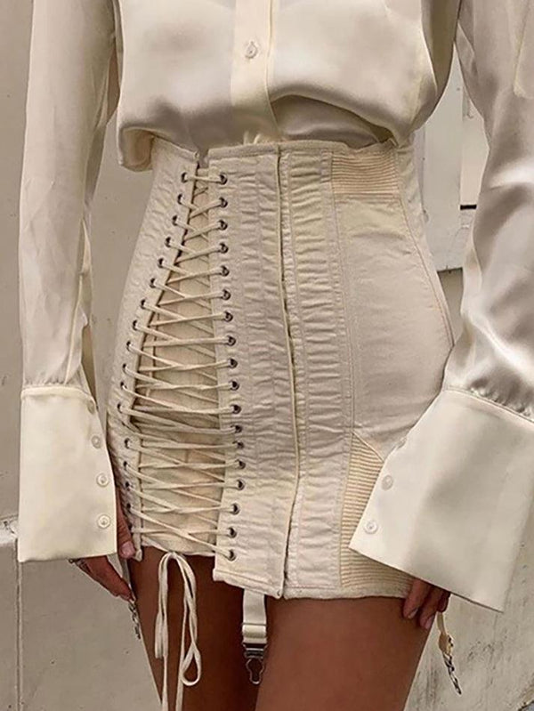 Bandage Wrap Mini Skirt - AnotherChill