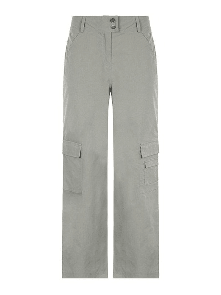 Buttoned Pocket Patch Cargo Pants - AnotherChill