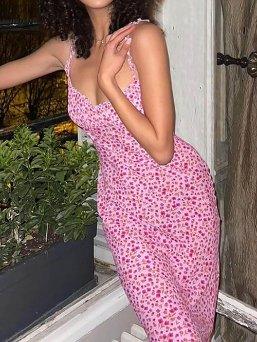 cami floral bohemian vacation midi dress – AnotherChill Maxi Length sexy homecoming dress A-Line Bridal Dress with AU Mens Size:12 AU Mens