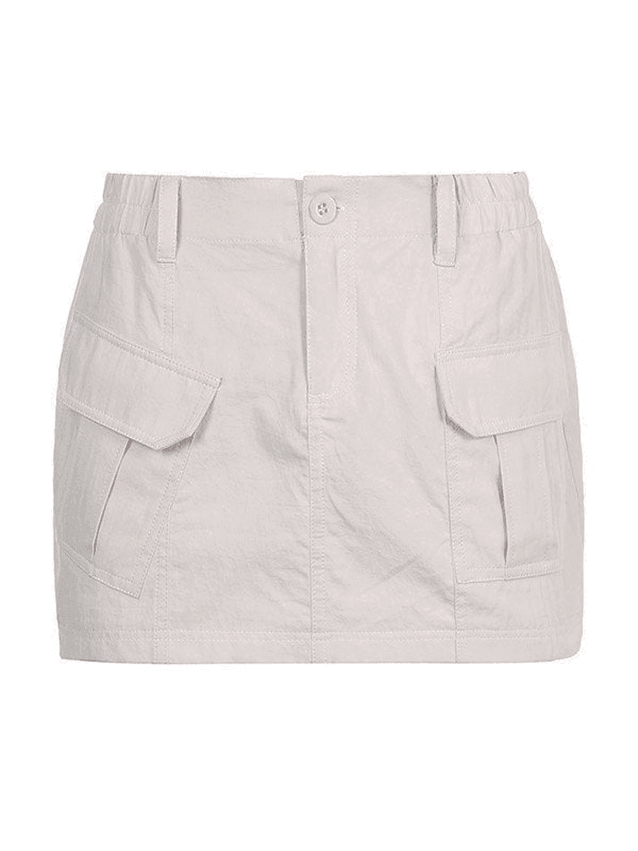 Cargo Pocket Micro Mini Skirt - AnotherChill