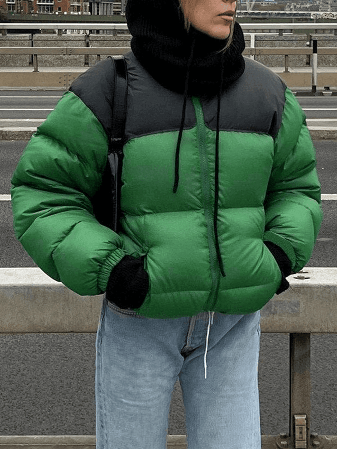 Escape Puff Color-Block Jacket