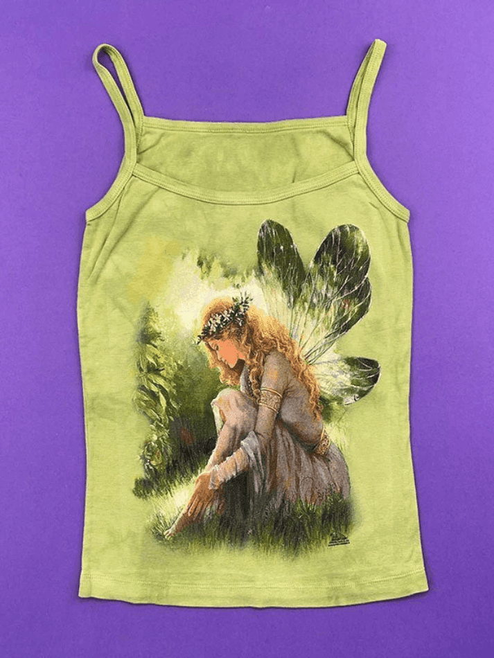 Fairy Printed Cami Top - AnotherChill