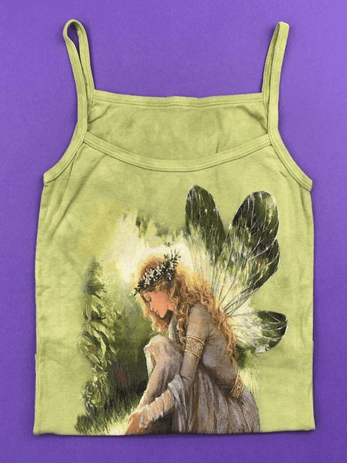 Fairy Printed Cami Top - AnotherChill