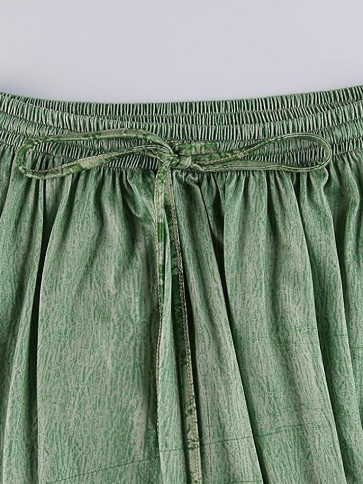 Fairy Vintage Printed Midi Skirt - AnotherChill