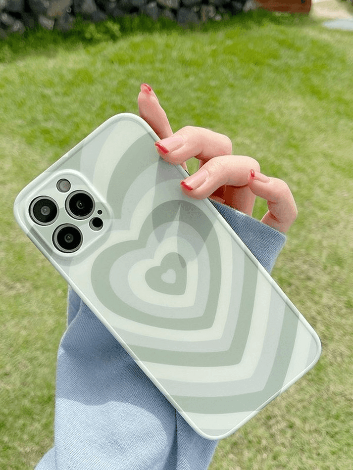 Gradient Heart-shaped Iphone Cases - AnotherChill
