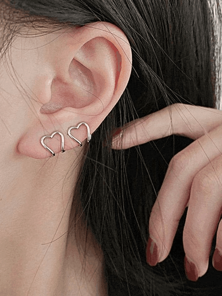 Heart Decor Cuff Earring - AnotherChill