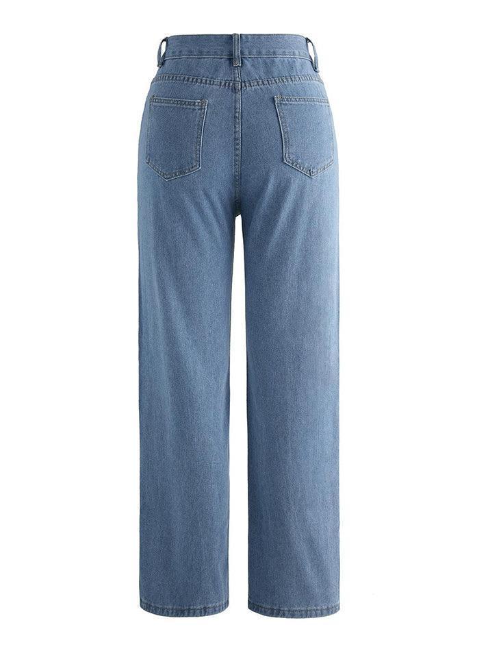 High Rise Washed Boyfriend Jeans - AnotherChill