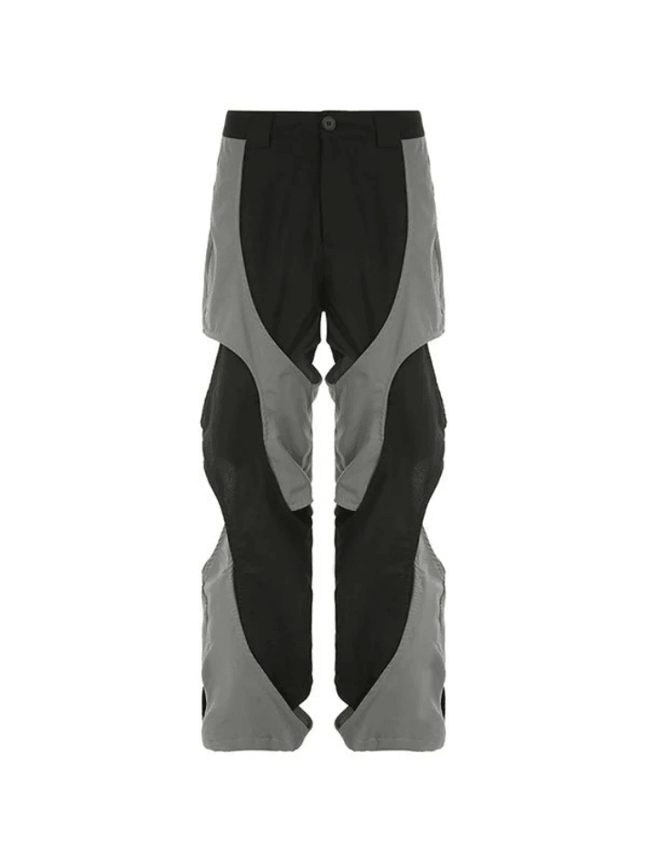 Hollow Cross Straight Leg Pants - AnotherChill