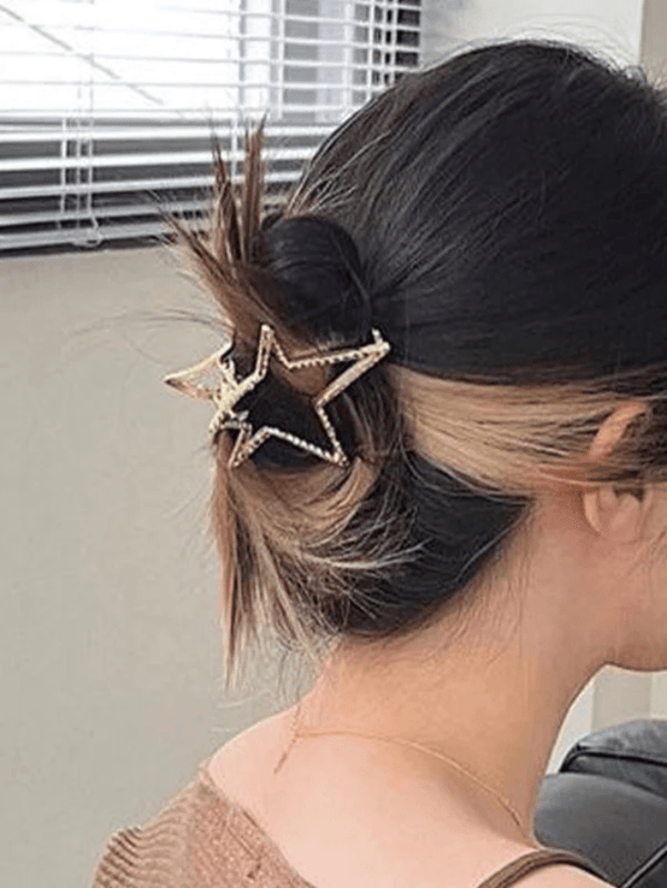 Hollow Out Metal Star Hair Claw Clip - AnotherChill