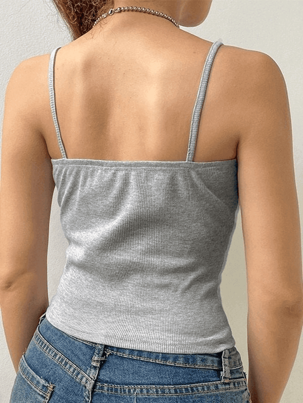 Lace Trim Y2K Cami Top - AnotherChill