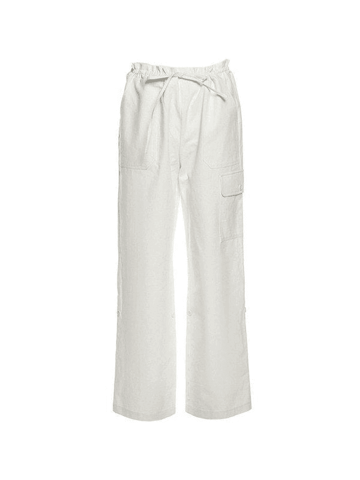 Lace Up Baggy Cargo Pants - AnotherChill