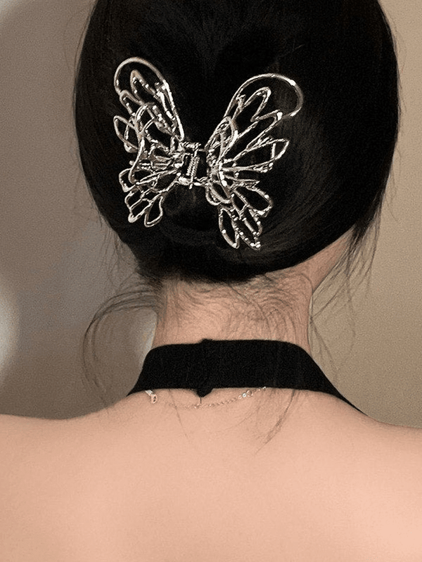 Large Metal Butterfly Hair Claw - AnotherChill