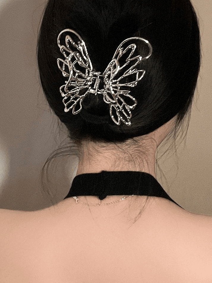 Large Metal Butterfly Hair Claw - AnotherChill