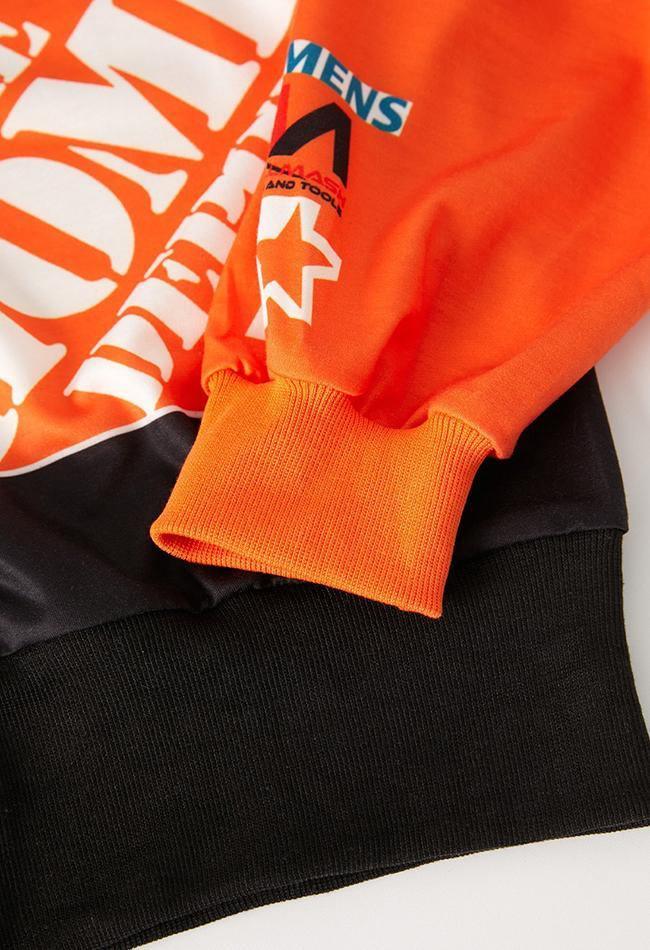 2024 Logo Graphic Varsity Jacket Orange XS in Jackets Online Store ...