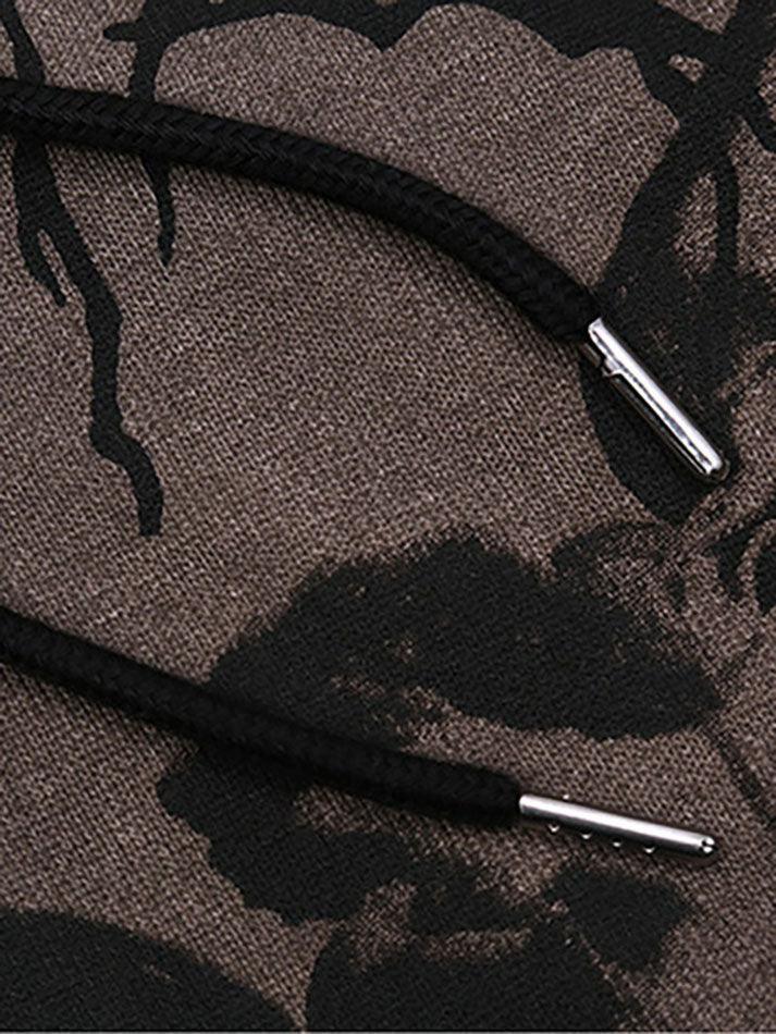Men's Cherub Print Zipper Hoodie - AnotherChill