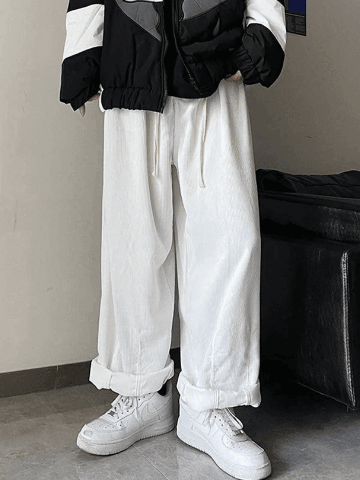 Men's Corduroy Solid Casual Pants - AnotherChill