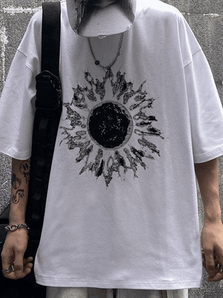 Men's Darkness Sun Graphic Tee - AnotherChill