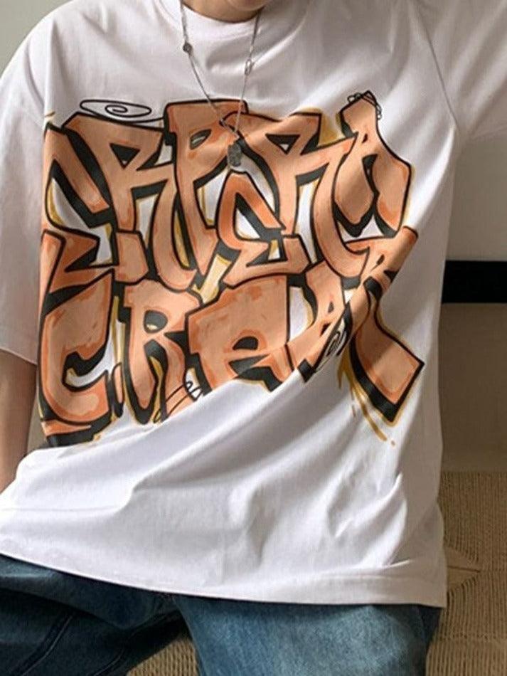 Men's Graffiti Letter Graphic Tee - AnotherChill