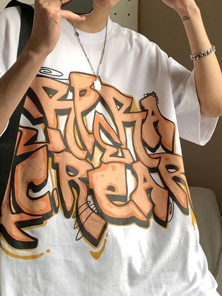 Men's Graffiti Letter Graphic Tee - AnotherChill