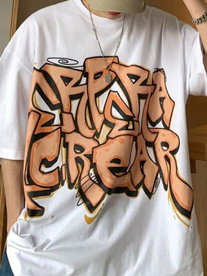 Men's Graffiti Letter Graphic Tee - AnotherChill