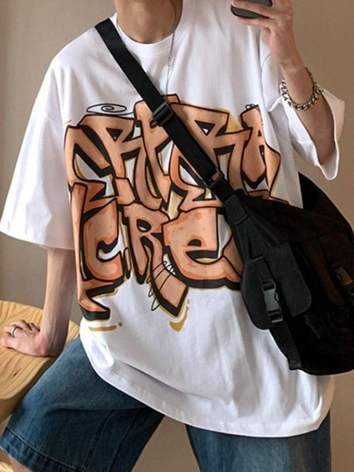Men's Graffiti Letter Graphic Tee - AnotherChill