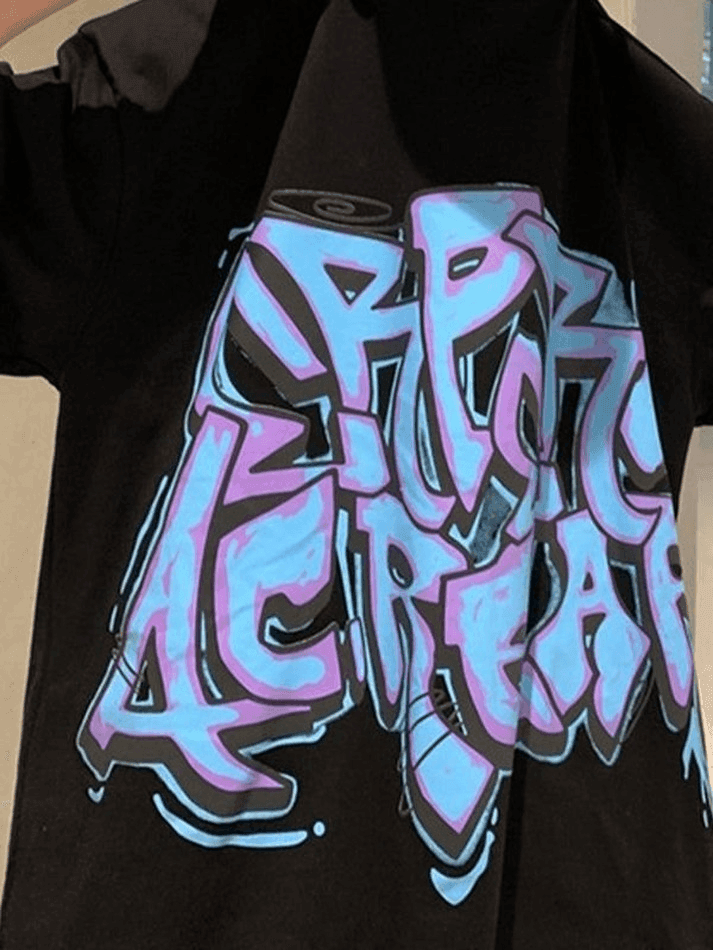Men's Graffiti Letter Graphic Tee - AnotherChill
