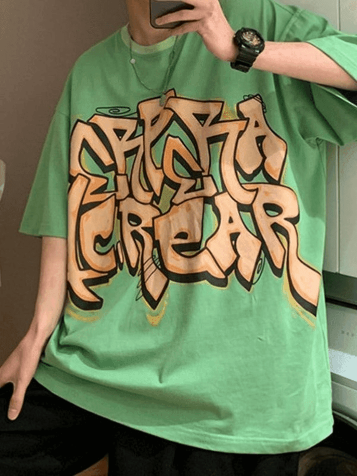 Men's Graffiti Letter Graphic Tee - AnotherChill