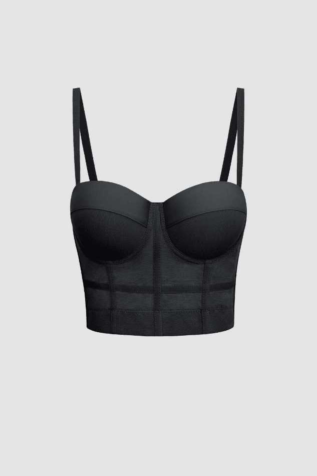 Mesh Underwire Bustier Top - AnotherChill