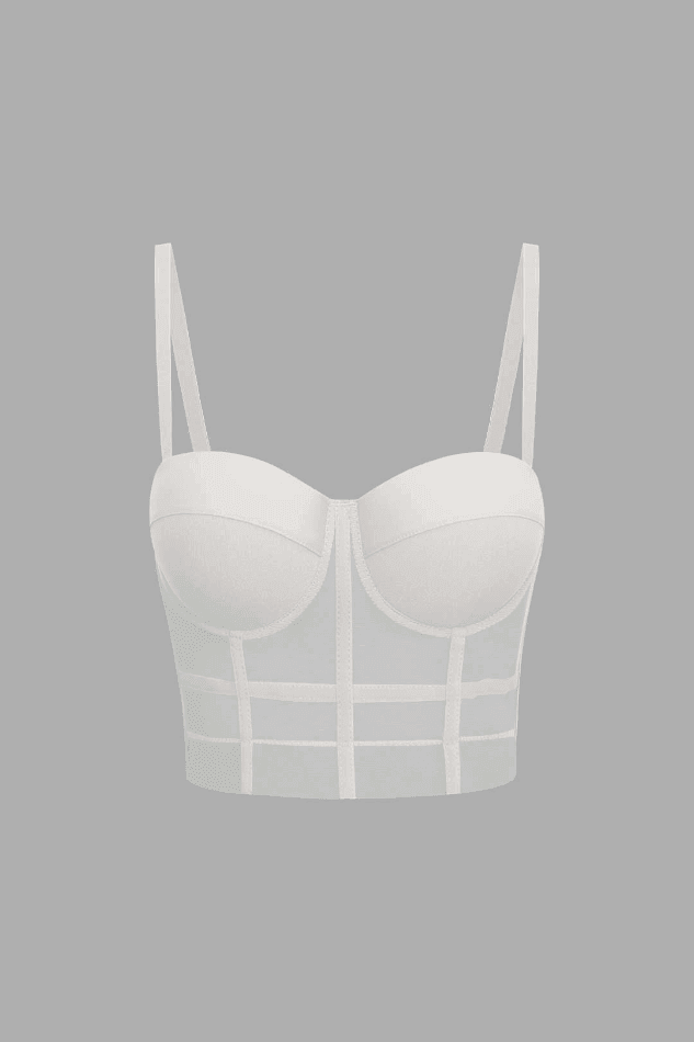 Mesh Underwire Bustier Top - AnotherChill