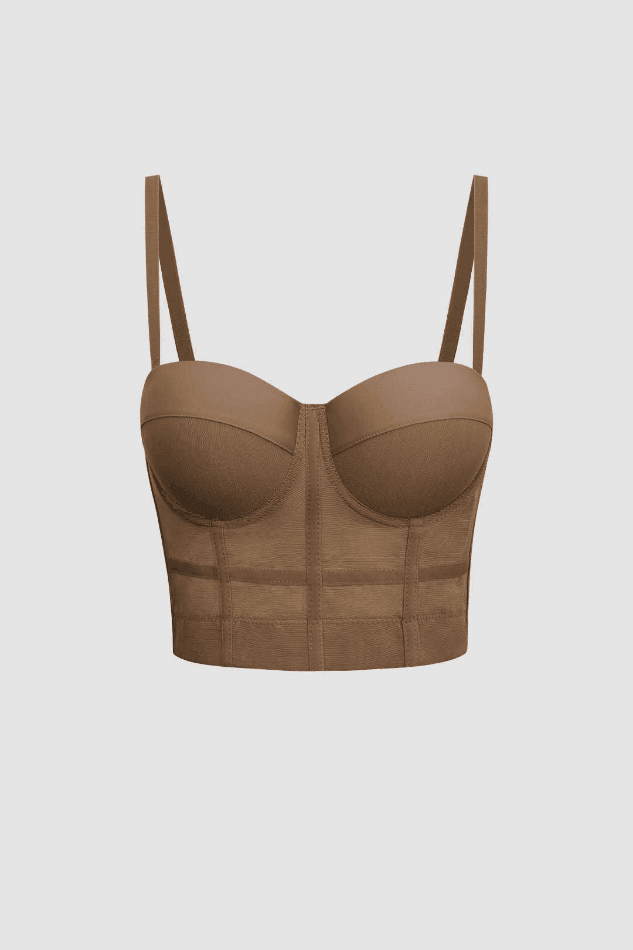 Mesh Underwire Bustier Top - AnotherChill