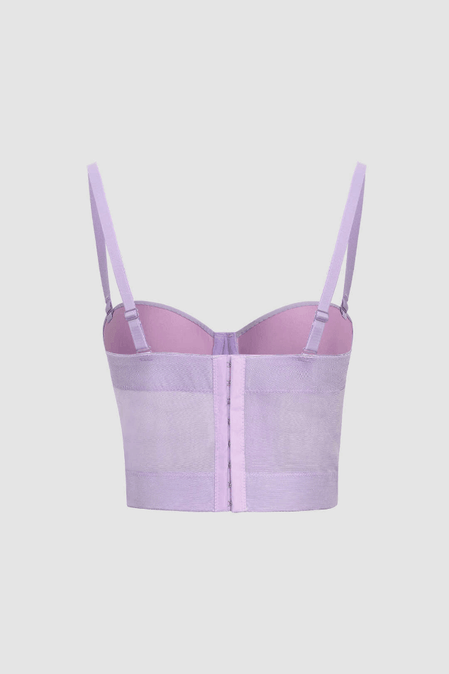 Mesh Underwire Bustier Top - AnotherChill