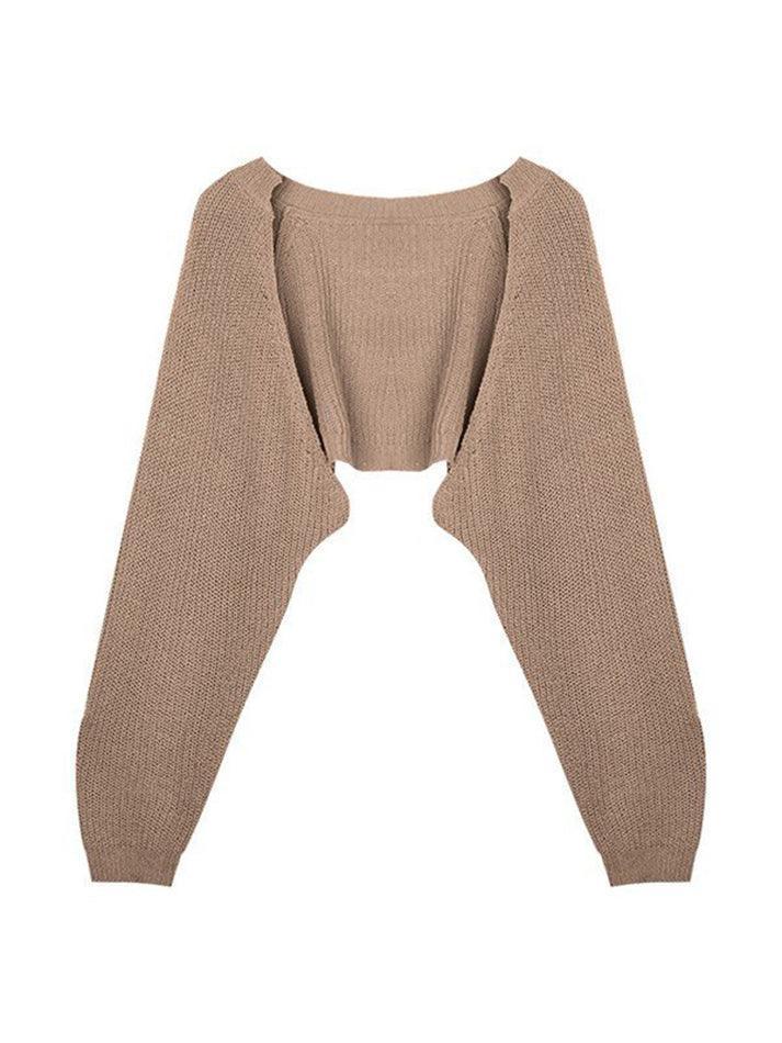 Open Front Bolero Knit Cardigan - AnotherChill