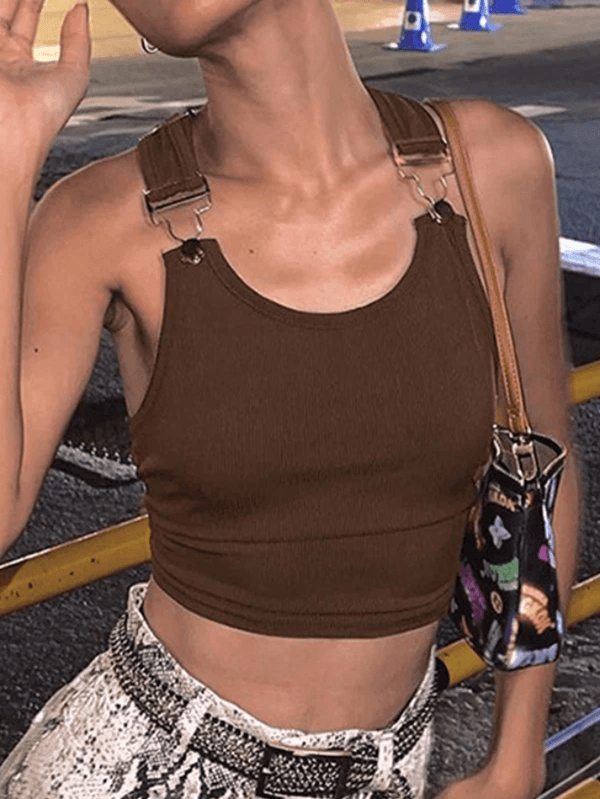 Personalized Buckle Short Tank Top - AnotherChill