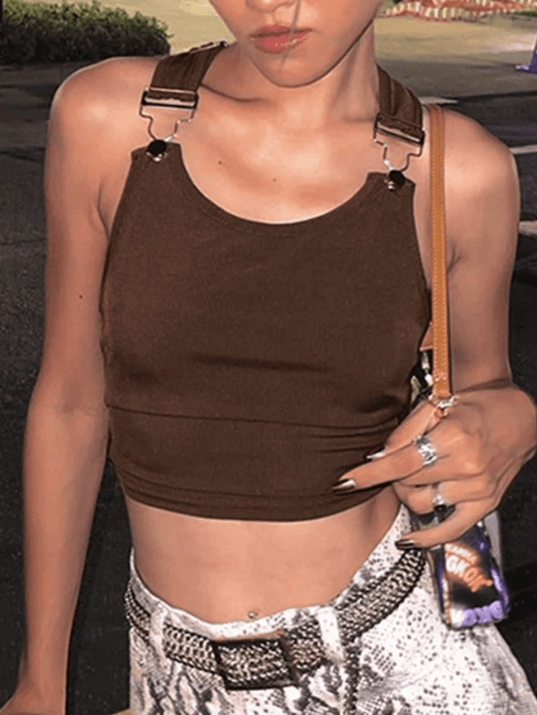 Personalized Buckle Short Tank Top - AnotherChill