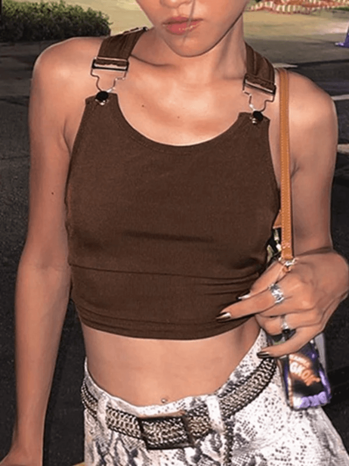 Personalized Buckle Short Tank Top - AnotherChill