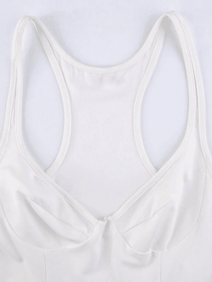 Plunge V Neck Sleeveless Bodysuit - AnotherChill