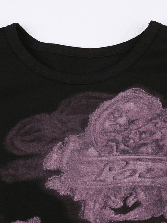 Print Slim Short Sleeve Tee - AnotherChill