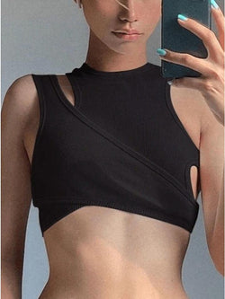 Ribbed Crop Tank Top Set - AnotherChill