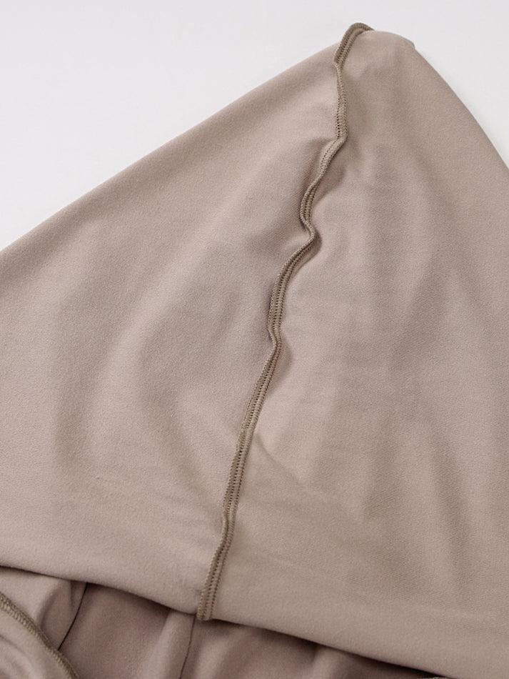 Seam Detail Hooded Maxi Dress - AnotherChill