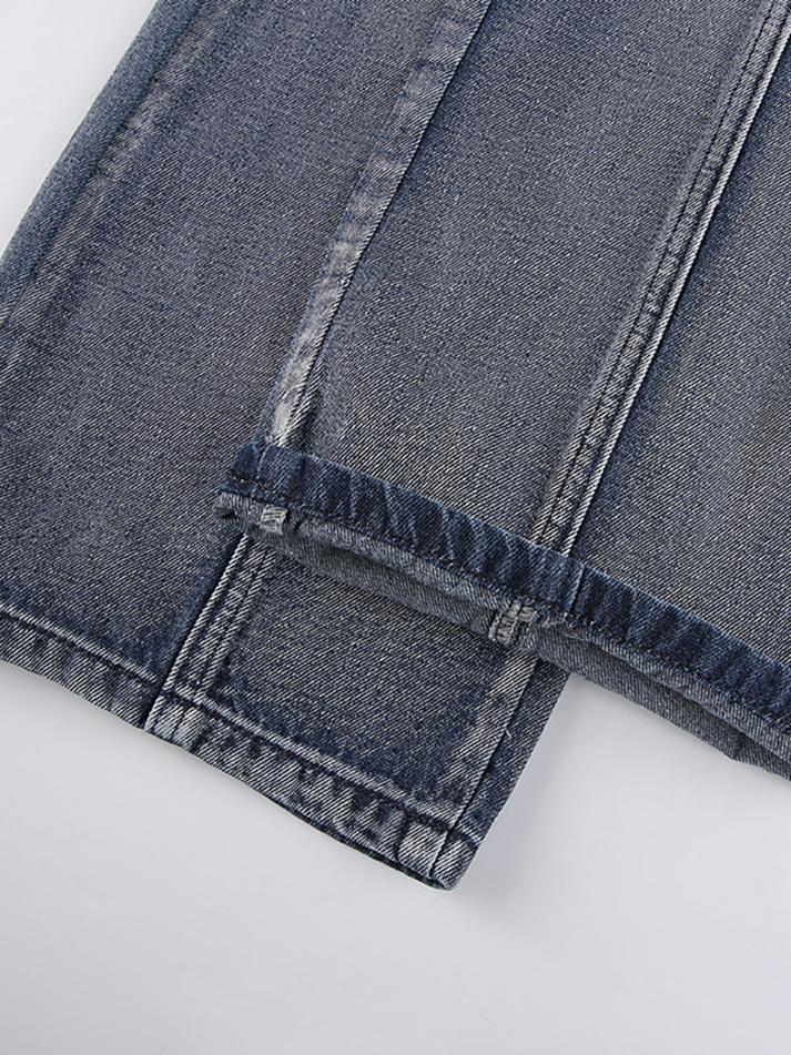 Seam Detail Pocket Cargo Jeans - AnotherChill