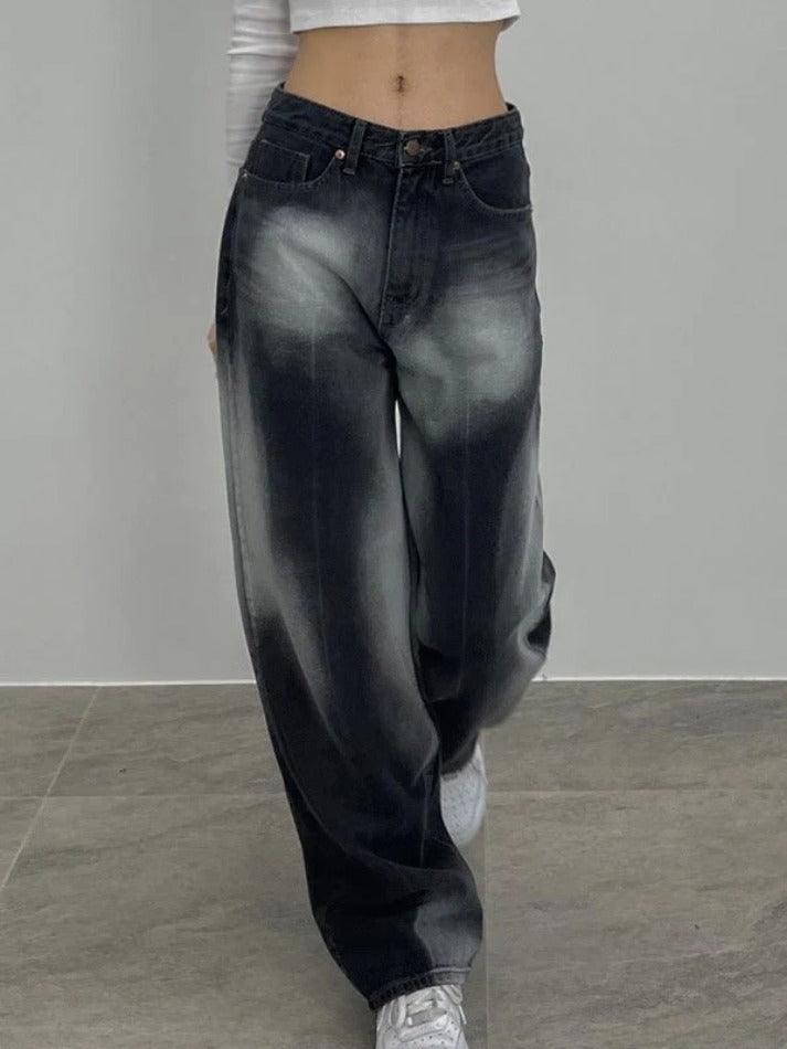 Shading Low Waist Boyfriend Jeans - AnotherChill