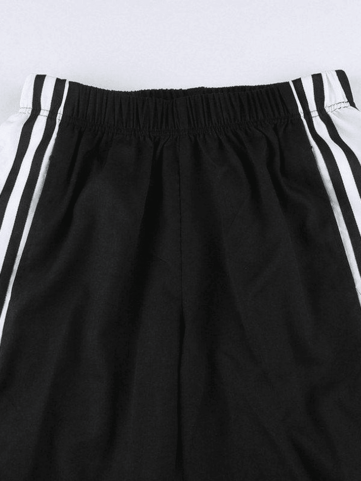 Side Stripe Casual Baggy Pants - AnotherChill